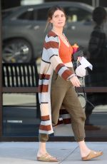 Pregnant LAUREN PARSEKIAN Out in Los Angeles 11/05/2021
