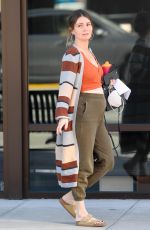 Pregnant LAUREN PARSEKIAN Out in Los Angeles 11/05/2021