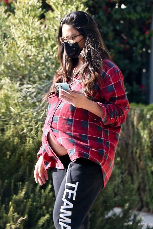 Pregnant OLIVIA MUNN Out in Los Angeles 11/17/2021
