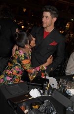 PRIYANKA CHOPRA and Nick Jonas at a Cocktail Reception Ahead of British Fashion Awards 2021 at Royal Albert Hall in London 11/29/2021
