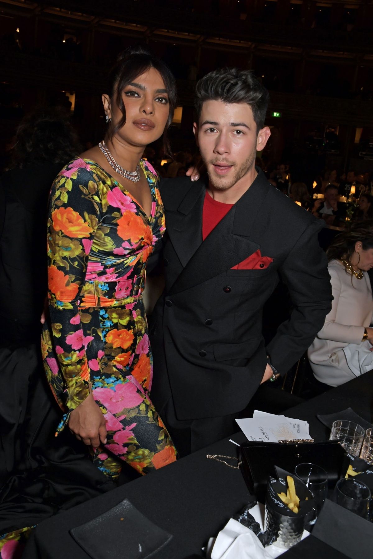 PRIYANKA CHOPRA and Nick Jonas at a Cocktail Reception Ahead of British ...