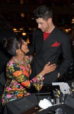 PRIYANKA CHOPRA and Nick Jonas at a Cocktail Reception Ahead of British Fashion Awards 2021 at Royal Albert Hall in London 11/29/2021