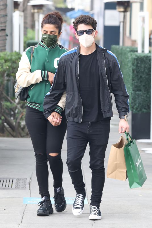 PRIYANKA CHOPRA and Nick Jonas at Wally