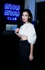 RAINEY QUALLEY at Miu Miu Nuit Club Event in New York 11/16/2021