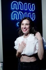 RAINEY QUALLEY at Miu Miu Nuit Club Event in New York 11/16/2021