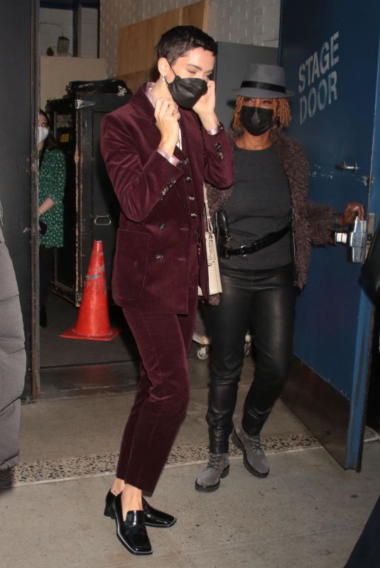 REBECCA HALL Leaves Good Morning America in New York 11/05/2021