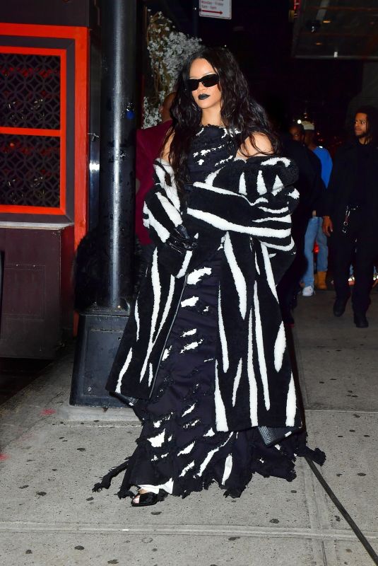 RIHANNA Arrives at Her Brother Rory