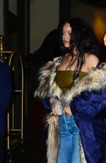 RIHANNA Out for Dinner in New York 11/03/2021