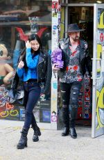 RIKO SHIBATA and Nicolas Cage Out Shopping in New York 11/28/2021