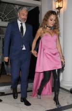 RITA ORA Leaves Maison Estelle in London 11/16/2021