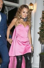 RITA ORA Leaves Maison Estelle in London 11/16/2021
