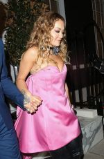 RITA ORA Leaves Maison Estelle in London 11/16/2021