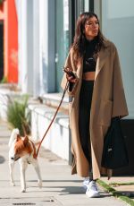 ROLA Out with her Dog at Melrose Ave. in West Hollywood 11/10/2021