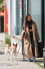 ROLA Out with her Dog at Melrose Ave. in West Hollywood 11/10/2021