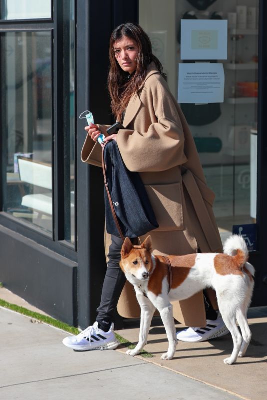 ROLA Out with her Dog at Melrose Ave. in West Hollywood 11/10/2021