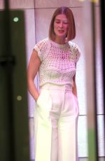 ROSAMUND PIKE on the Set of The One Show in London 11/16/2021
