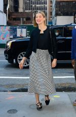 ROSAMUND PIKE Out in New York 11/19/2021