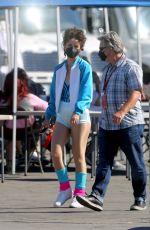 ROSE BYRNE as 80s Aerobic Instructor Character on the Set of Physical in Los Angeles 11/15/2021