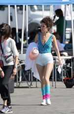 ROSE BYRNE as 80s Aerobic Instructor Character on the Set of Physical in Los Angeles 11/15/2021