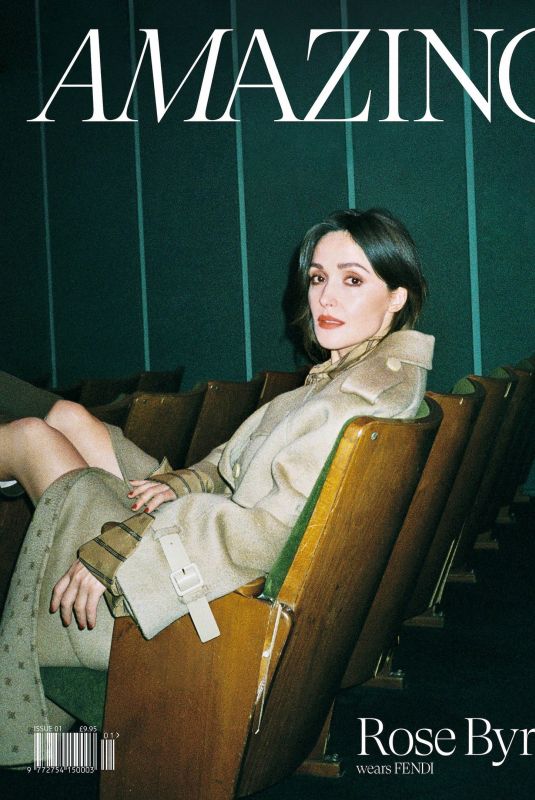 ROSE BYRNE for Amazing Magazine, Debut Issue 2021
