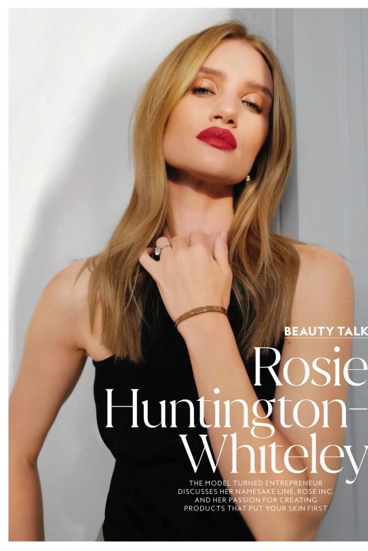 ROSIE HUNTINGTON-WHITELEY in Instyle magazine, December 2021