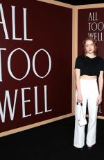 SADIE SINK at All Too Well Premiere in New York 11/12/2021