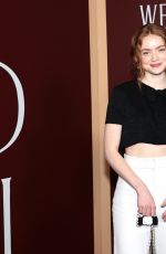 SADIE SINK at All Too Well Premiere in New York 11/12/2021