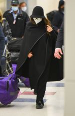 SALMA HAYEK Arrives at JFK Airport in New York 11/15/2021