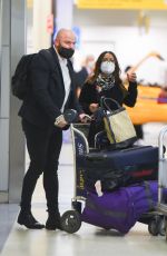SALMA HAYEK Arrives at JFK Airport in New York 11/15/2021