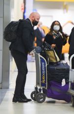 SALMA HAYEK Arrives at JFK Airport in New York 11/15/2021