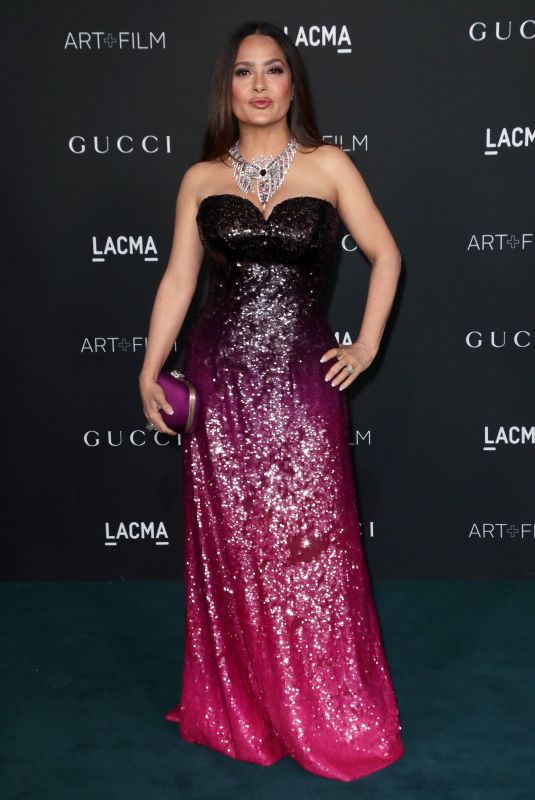 SALMA HAYEK at 10th Annual LACMA ART+FILM GALA in Los Angeles 11/06/2021