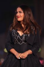 SALMA HAYEK at Hollywood Walk of Fame Star Ceremony for Salma Hayek in Los Angeles 11/19/2021