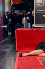 SALMA HAYEK at Hollywood Walk of Fame Star Ceremony for Salma Hayek in Los Angeles 11/19/2021