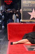 SALMA HAYEK at Hollywood Walk of Fame Star Ceremony for Salma Hayek in Los Angeles 11/19/2021