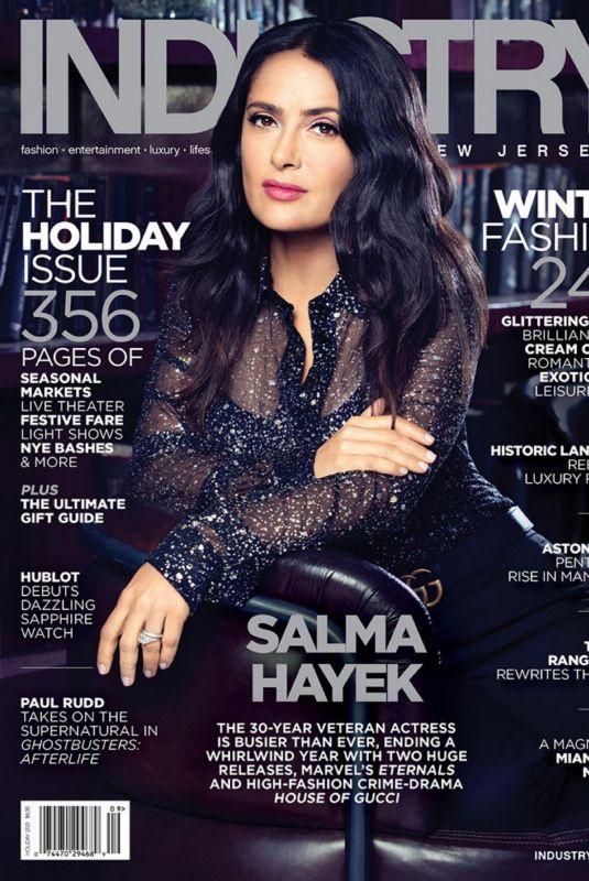 SALMA HAYEK in Industry New Jersey Magazine, December 2021