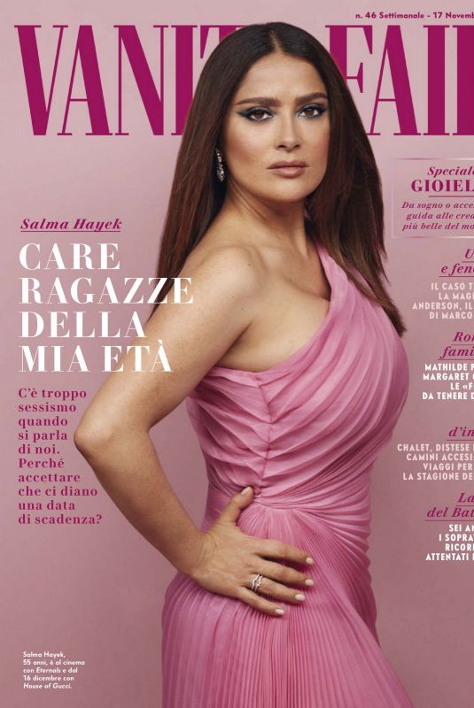SALMA HAYEK in Vanity Fair Magazine, Italy November 2021