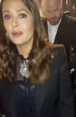 SALMA HAYEK Leaves Her Hotel in London 11/10/2021