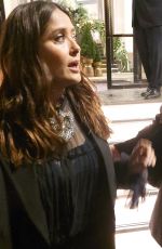 SALMA HAYEK Leaves Her Hotel in London 11/10/2021