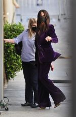 SANDRA BULLOCK Arrives at Jimmy Kimmel Live in Los Angeles 11/22/2021