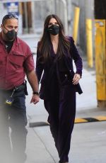 SANDRA BULLOCK Arrives at Jimmy Kimmel Live in Los Angeles 11/22/2021