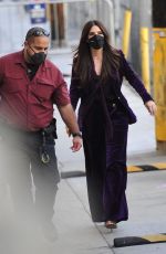 SANDRA BULLOCK Arrives at Jimmy Kimmel Live in Los Angeles 11/22/2021