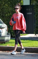 SARA SAMPAIO Leaves Pilates Class in West Hollywood 11/03/2021
