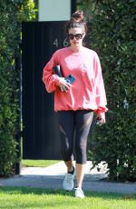 SARA SAMPAIO Leaves Pilates Class in West Hollywood 11/03/2021