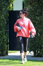 SARA SAMPAIO Leaves Pilates Class in West Hollywood 11/03/2021