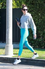 SARA SAMPAIO Leaves Pilates in West Hollywood 11/05/2021
