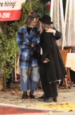 SARAH PAULSON, HOLLAN TAYLOR and DIANE KEATON at Il Piccolino in West Hollywood 11/24/2021