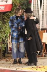 SARAH PAULSON, HOLLAN TAYLOR and DIANE KEATON at Il Piccolino in West Hollywood 11/24/2021