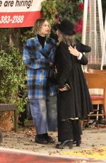 SARAH PAULSON, HOLLAN TAYLOR and DIANE KEATON at Il Piccolino in West Hollywood 11/24/2021