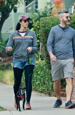 SARAH SILVERMAN and Rory Albanese Out with Their Dog in Los Feliz 11/18/2021