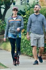 SARAH SILVERMAN and Rory Albanese Out with Their Dog in Los Feliz 11/18/2021